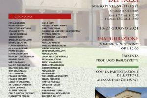 19- RASSEGNA DI ARTE CONTEMPORANEA AL CHIOSTRO DI SANTA MARIA MADDALENA DEI PAZZI  A FIRENZE DAL 18  AL 27 GIUGNO 2021