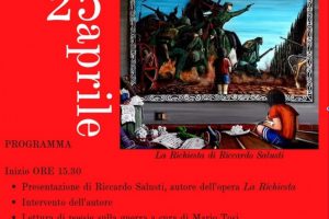 31- DONAZIONE ALLA FRAZIONE DI GERFALCO DEL COMUNE DI MONTIERI ( GR ) , DELLA MIA OPERA  " LA RICHIESTA " , IN OCCASIONE DELLA CELEBRAZIONE DEL 25 APRILE . ONORI AI CADUTI PARTIGIANI E CIVILI DEL 26 GIUGNO 1944 