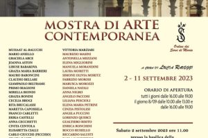 52-MOSTRA DI ARTE CONTEMPORANEA  BASILICA SS.ANNUNZIATA  DI FIRENZE