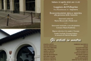 75- MOSTRA ARTISTI CONTEMPORANEI PRESSO LOGGIATO DEL PELLEGRINO DI FIRENZE INDETTA DA TOSCANA CULTURA E CURATA DA LUCIA RAVEGGI